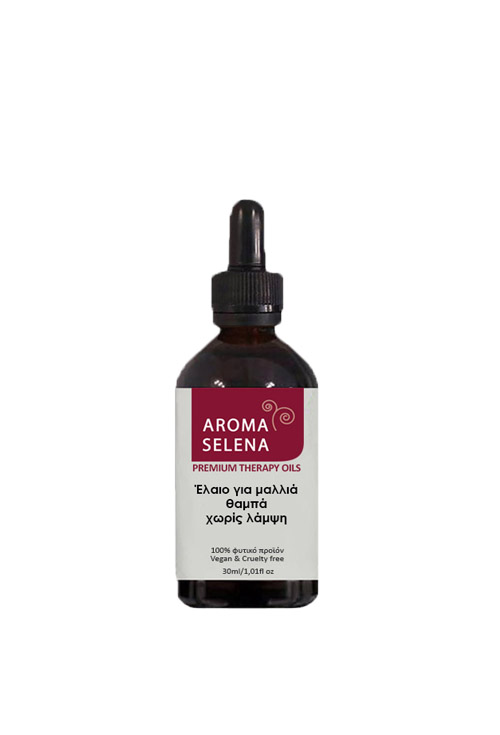 λάδι μαλλιών με αιθέρια έλαια για λαμπερά μαλλιά