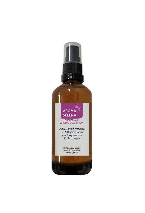 αρωματικό σπρέι με αιθέρια έλαια για ενεργειακό καθαρισμό